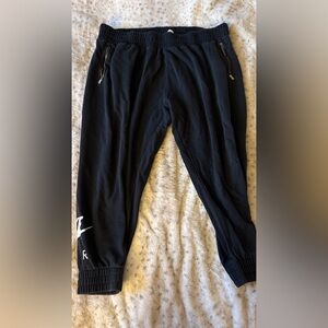Nike Black Joggers with White Detailing